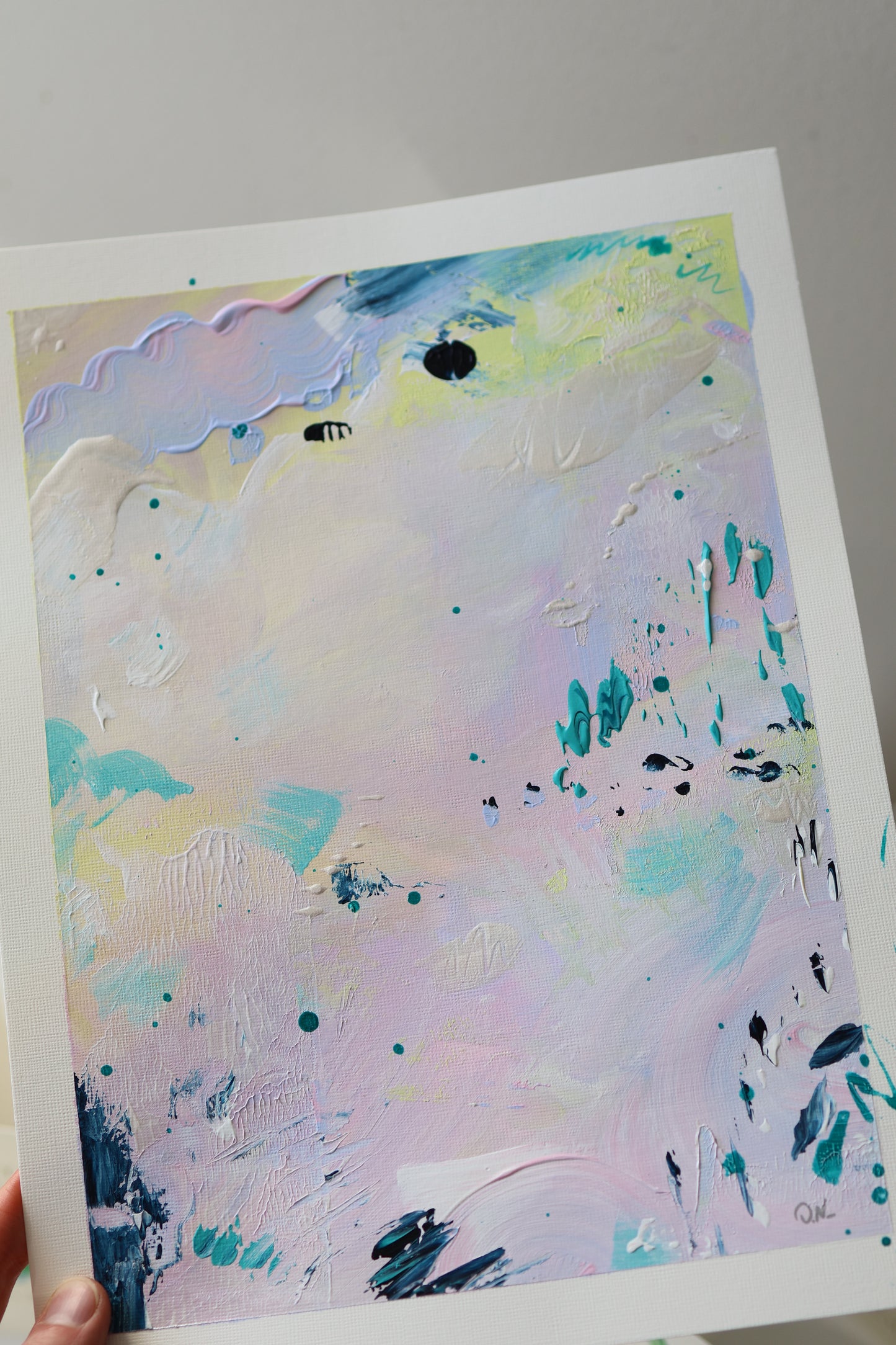 Abstract art on paper