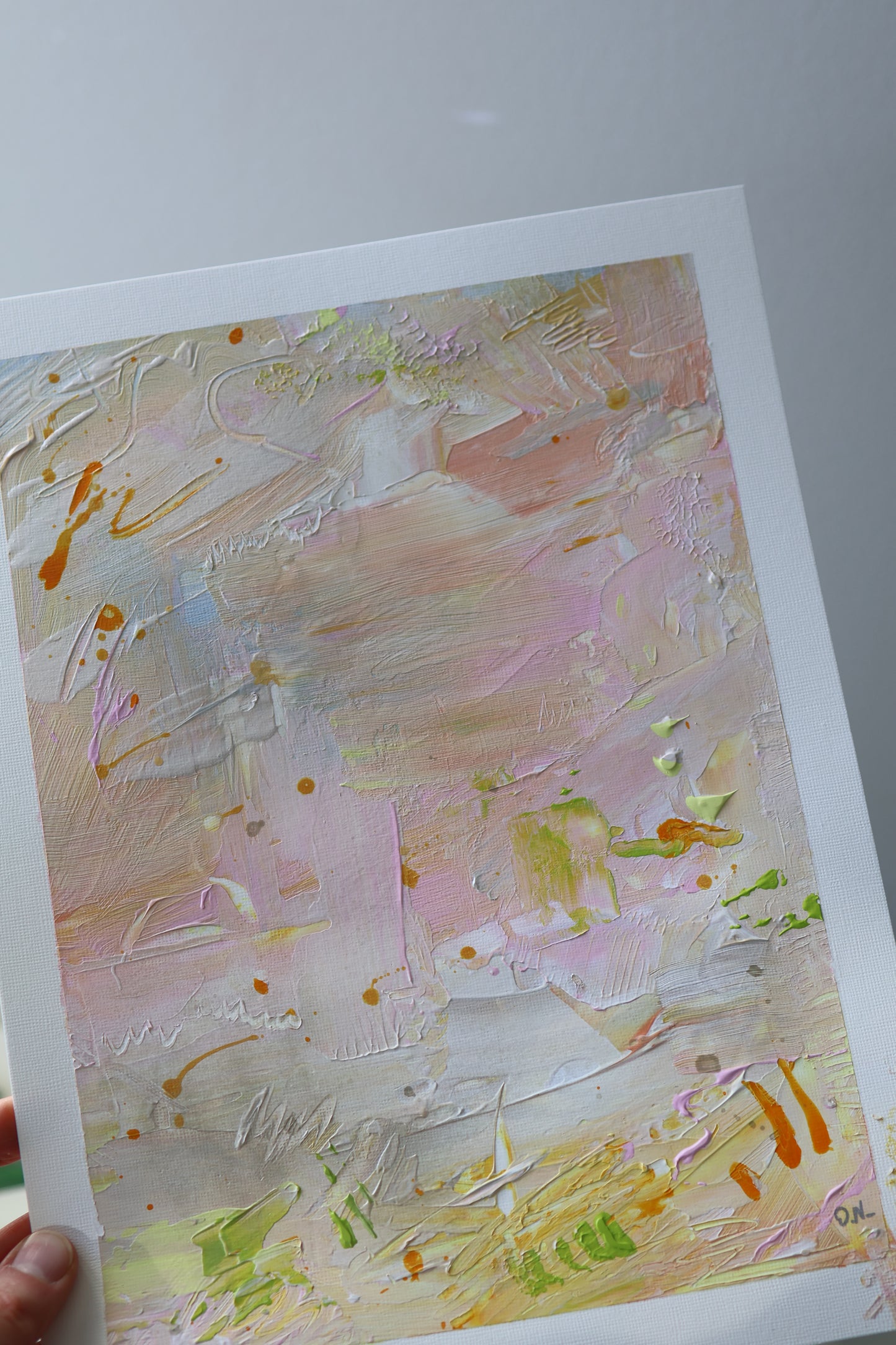 Abstract art on paper