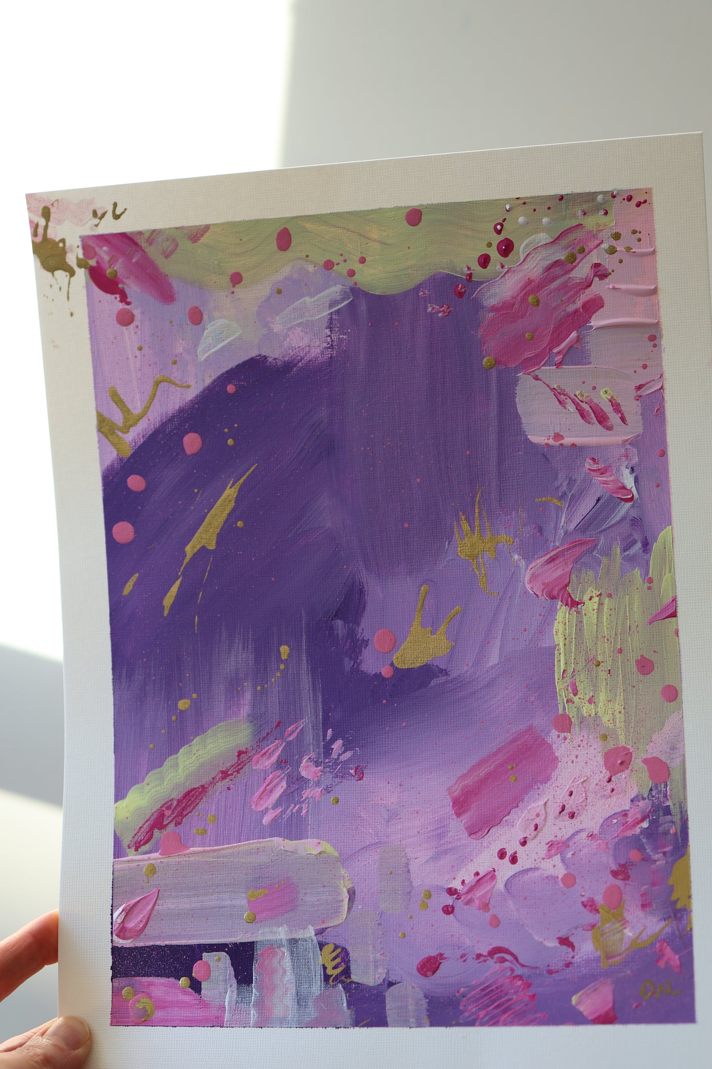 Abstract art on paper