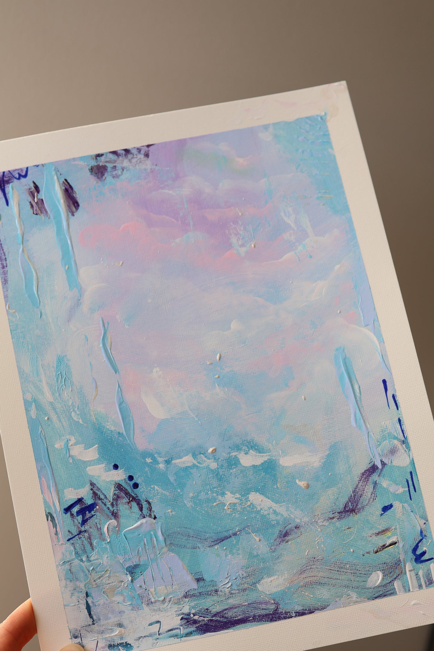 Abstract art on paper