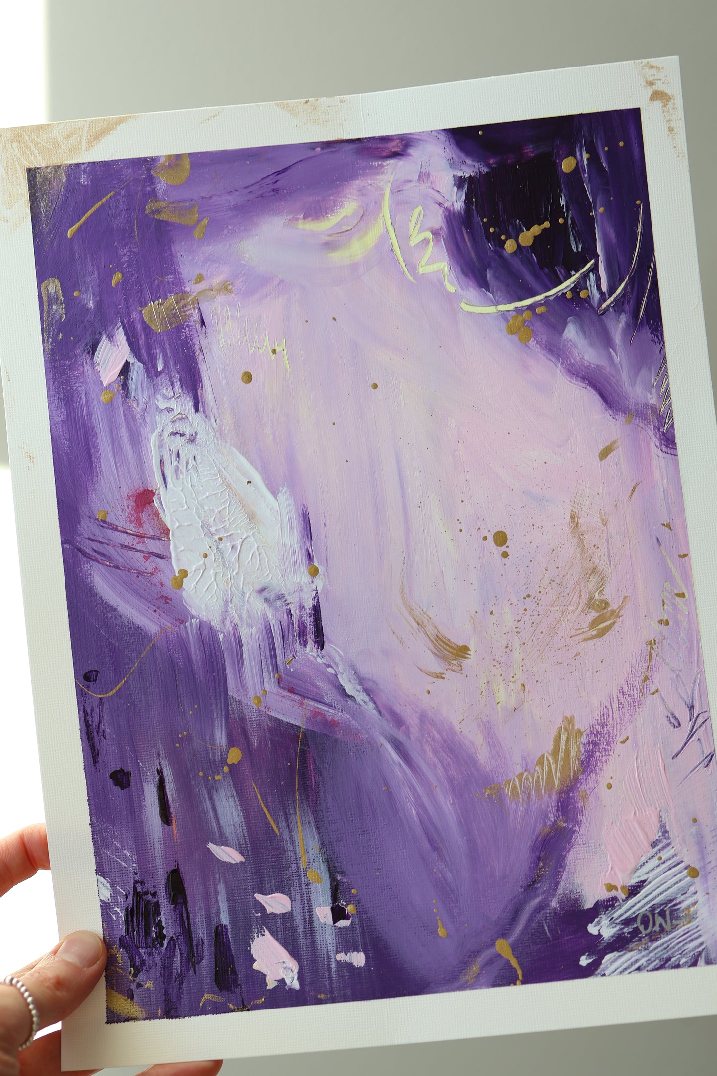 Abstract art on paper