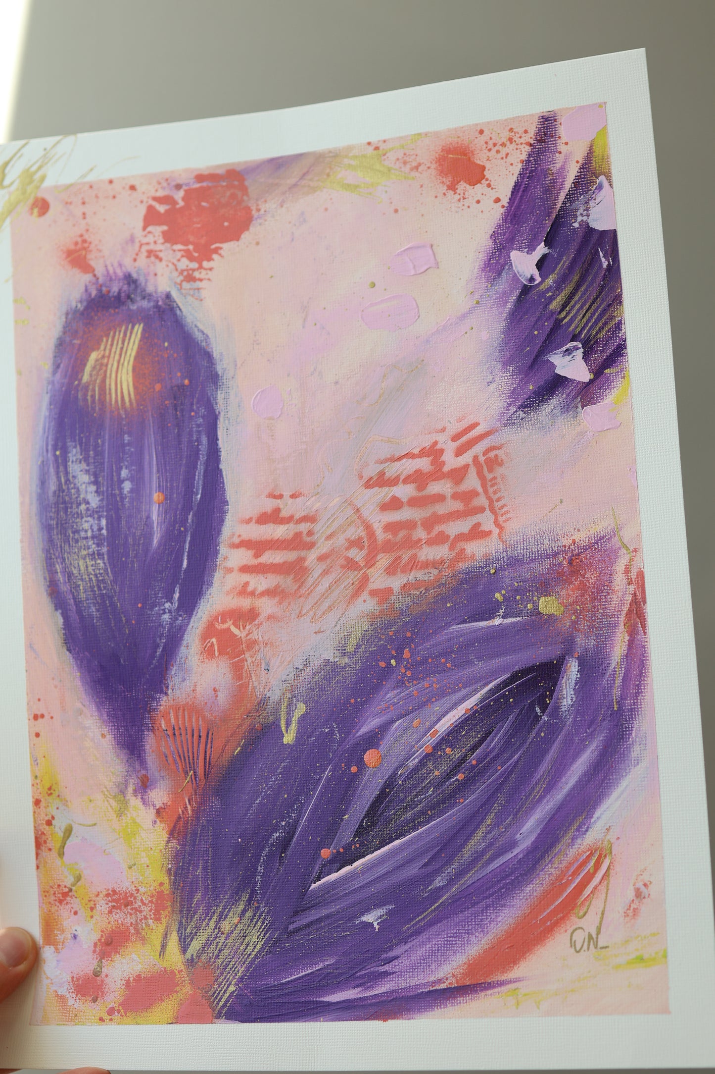 Abstract art on paper